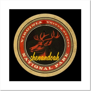 shenandoah national park Vintage Logo Posters and Art